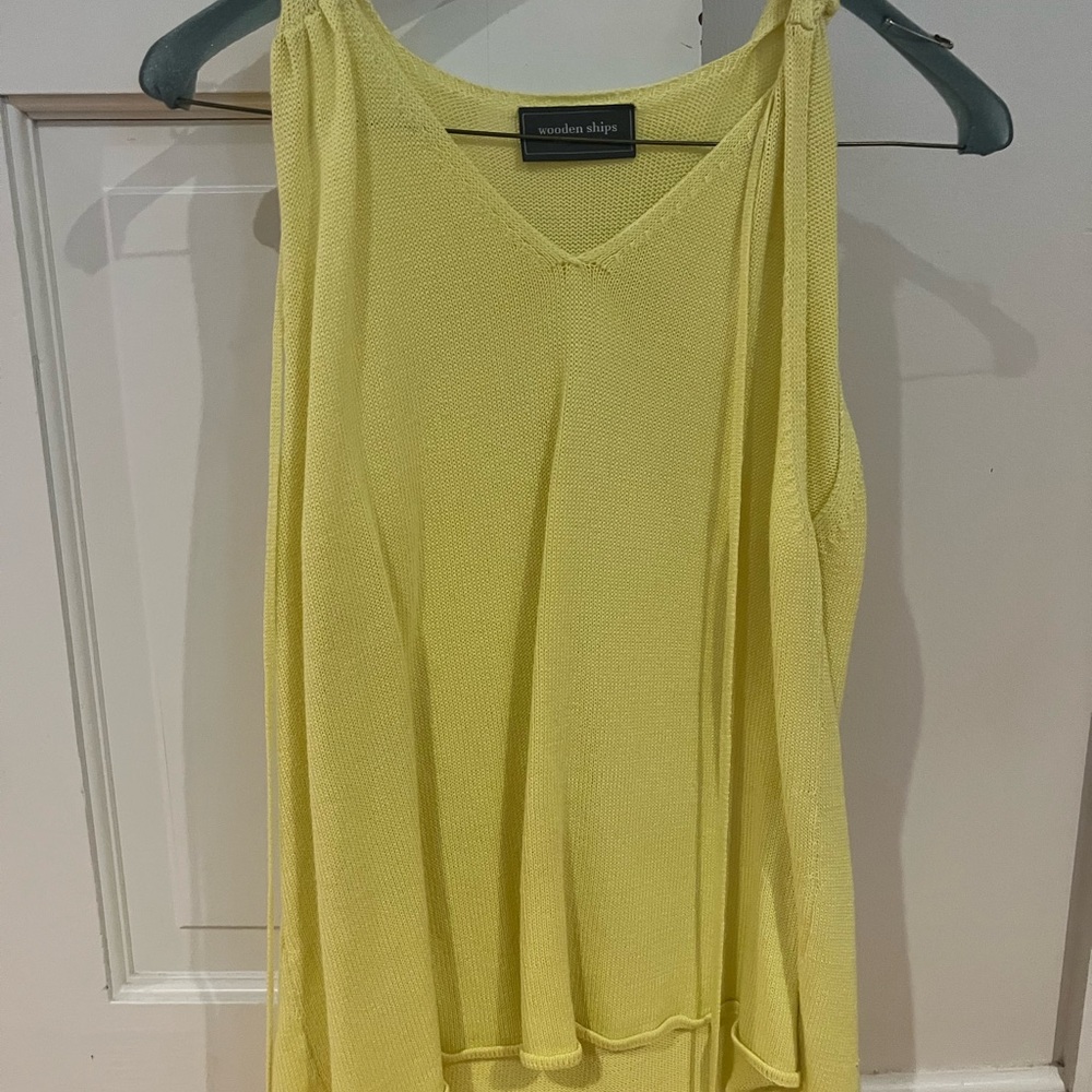 Wooden Ships Sunny Yellow Tank Top